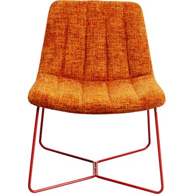 Fotel SESSEL ALLY - pomarańczowy/czerwony     Wymiary: - szerokość: 62 cm - głębokość: 67 cm - wysokość: 84 cm - wysokość siedziska: 42 cm  ...