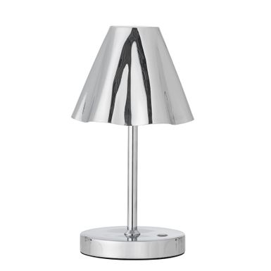 The Lianna Portable Lamp by Bloomingville is a functional, rechargeable, and portable table lamp. The silver chrome look, combined with a wavy lampshade, adds...