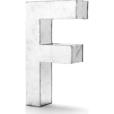 Dekoracja ścienna metalowa srebrna F 35 cm