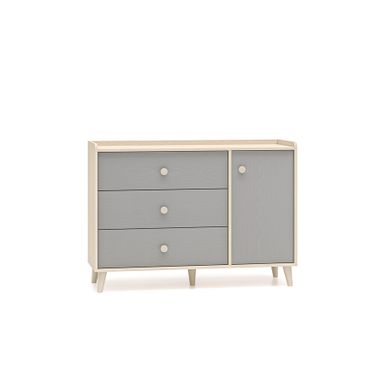 Wymiary:  - szerokość: 120 cm - głębokość: 40 cm - wysokość: 85 cm - wysokość nóżki: 12 cm   Materiał:  - płyta laminowana 16 mm  - obrzeże...