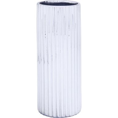 Wymiary: - średnica: 8 cm - wysokość: 20 cm Materiał: szkło