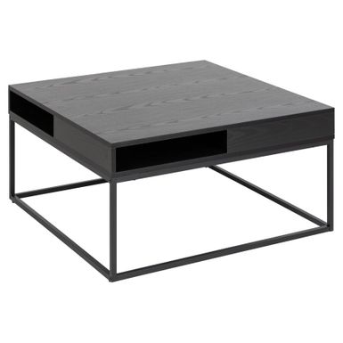 Wymiary: - długość: 80 cm - szerokość: 80 cm - wysokość: 40 cm - wysokość nogi: 30 cm   Materiał: - blat: płyta melaminowana - podstawa: stal...