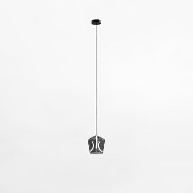 Lampa wisząca COLORE MD3350-1BL/S - dymiony Wymiary: - szerokość: 17 cm - głębokość: 10 cm - wysokość: 150 cm Materiał:  - metal - szkło...