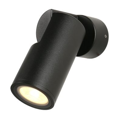 Kinkiet zewnętrzny NOCTURNE SJ14401 - czarny Wymiary: - szerokość: 6,5 cm - głębokość: 6,5 cm - wysokość: 19,5 cm Materiał:  - aluminium - szkło...