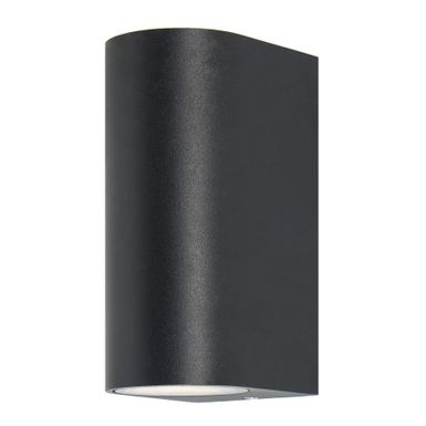Kinkiet zewnętrzny HARMONIA SJ20210-2W - czarny Wymiary: - szerokość: 6,9 cm - głębokość: 9,4 cm - wysokość: 15 cm Materiał:  - aluminium - szkło...
