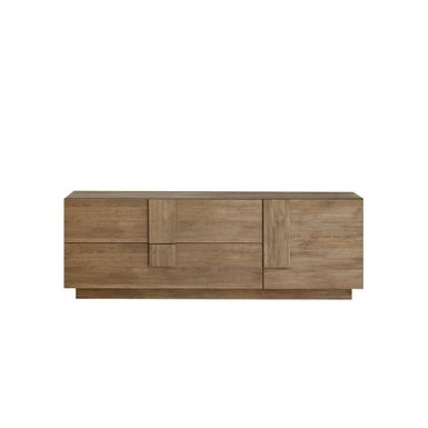 Komoda JUPITER to niska, elegancka bryła o minimalistycznym designie, który doskonale wpisuje się w nowoczesne wnętrza. Gładkie fronty pokryte laminatem w...