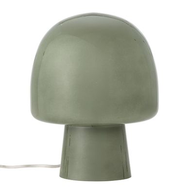 Lampa stołowa Paddy firmy Bloomingville ma kształt zielonego szkła i zaokrągloną, inspirowaną grzybami sylwetkę. Delikatny design i stonowane kolory...