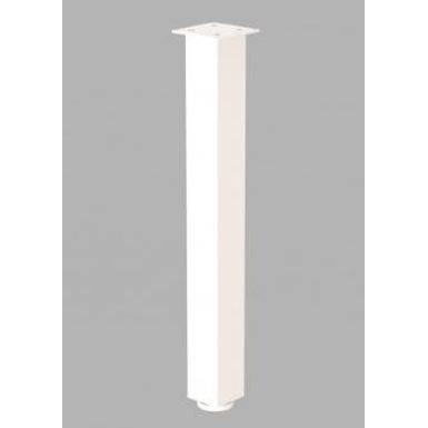 Noga meblowa aluminiowa kwadratowa 6 cm / 71 cm - lakier biały mat Dodaj nowoczesny akcent do swoich mebli dzięki naszej aluminiowej nodze meblowej o...