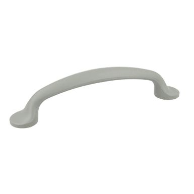 Uchwyt 2342 - oliwkowy mat / rozstaw 96 mm   Wymiary: - długość: 125 mm - rozstaw otworów: 96 mm   Materiał: metal   Kolor pokrycia:  oliwkowy mat