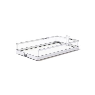 Wymiary: - szerokość kosza: 250 mm - głębokość kosza: 462 mm - wysokość kosza: 75 mm Kolor relingu: chrom Kolor dna kosza: biały Kosz ARENA Style...