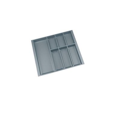 Wymiary: - szerokość: 516 mm - głębokość: 474 mm - wysokość: 53 mm - grubość: 2 mm - komora mniejsza: 170 x 90 mm (góra komory) / 145 x 65 mm (dno...