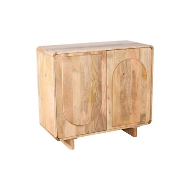 Wymiary: - szerokość: 90 cm - głębokość: 40 cm - wysokość: 80 cm Materiał: drewno mango Kolor: mango naturalne Montaż: nogi do przykręcenia
