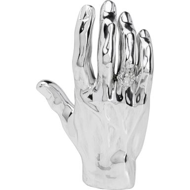 Figurka dekoracyjna MANO DIAMOND RING - srebrny