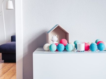 Oryginalne girlandy świetlne, czyli Cotton balls lights