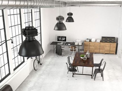 Lampy industrialne w mieszkaniu