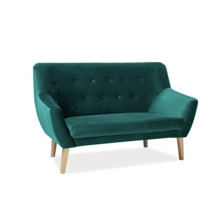Sofa NORDIC 2 Velvet - zielony Bluvel 78