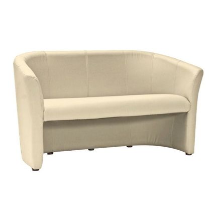 Sofa TM-3 ekoskóra - kremowy