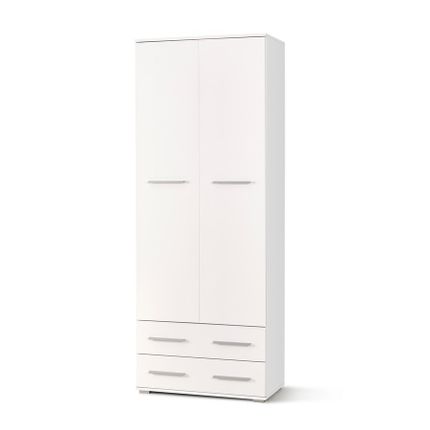 Szafa LIMA REG2 - biały/biały połysk