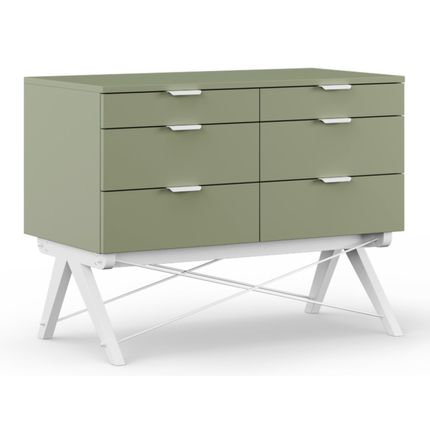Komoda DOUBLE - stelaż WHITE