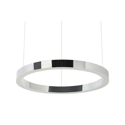 Lampa wisząca RING 60 LED - srebrny
