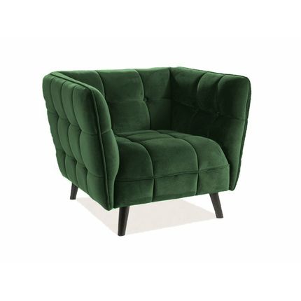 Fotel CASTELLO 1 VELVET - zielony Bluvel 78