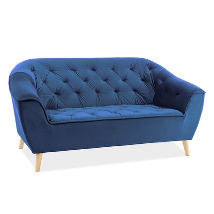Sofa GALAXY 2 VELVET - granatowy Bluvel 86