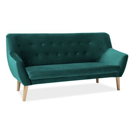 Sofa NORDIC 3 VELVET - zielony Bluvel 78