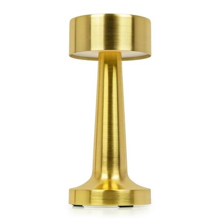 Lampa biurkowa LEE z wbudowaną baterią - złoty