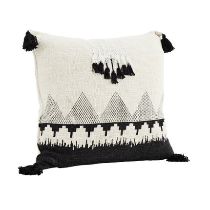 Poszewka na poduszkę boho 60x60cm frędzle (JMS19-115)