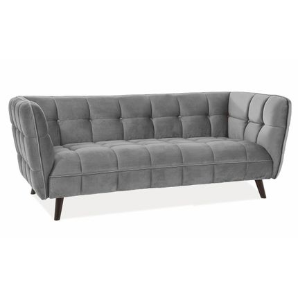 Sofa CASTELLO 3 Velvet - szary Bluvel 14