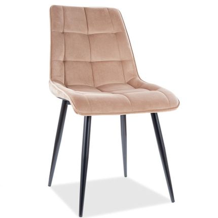 Krzesło CHIC Velvet - beżowy Bluvel 28
