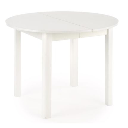 Stół okrągły rozkładany RINGO 102 cm - biały