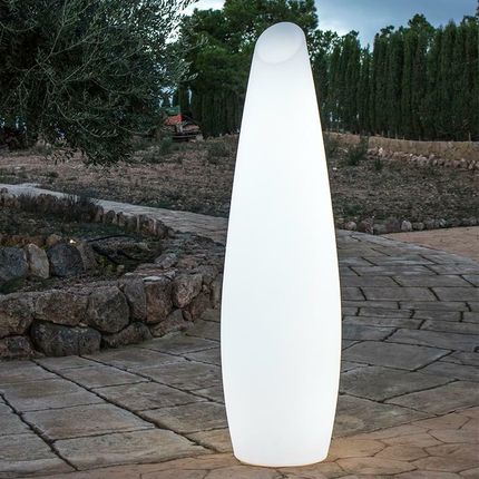 Lampa ogrodowa FREDO 170 BATTERY - biały