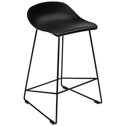 Hoker na płozach ROLF 76 cm - czarny