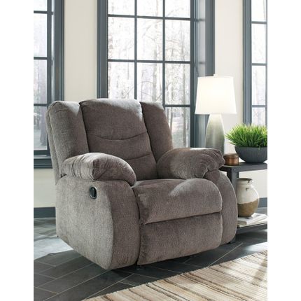 Fotel z funkcją relaks TULEN RECLINER 9860625 - szary