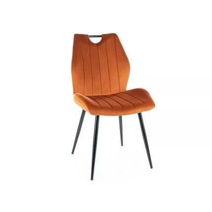 Krzesło ARCO Velvet - cynamon Bluvel 4215