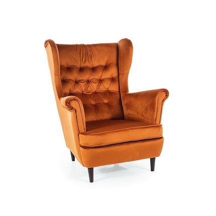 Fotel HARRY Velvet - cynamon Bluvel 4215