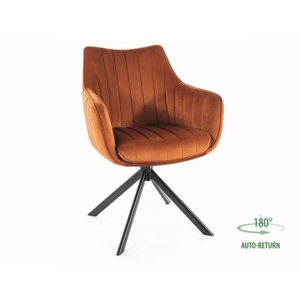 Krzesło obrotowe AZALIA Velvet - cynamon Bluvel 4215