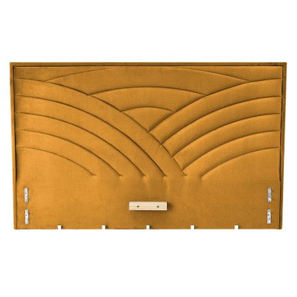 Zagłówek do łóżka MODULO W3 160 - musztardowy