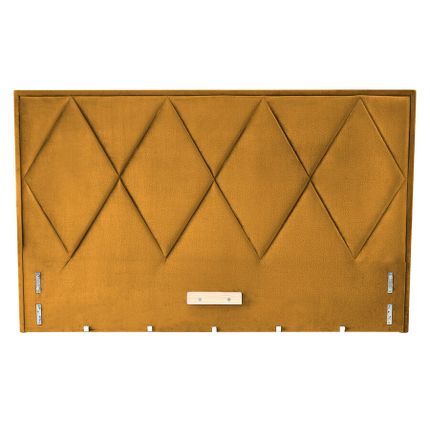 Zagłówek do łóżka MODULO W4 160 - musztardowy
