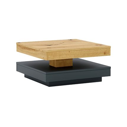 Stolik kawowy COTTO - dąb artisan/antracyt