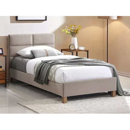 Łóżko SIERRA Velvet 90x200 - beżowy Bluvel 28