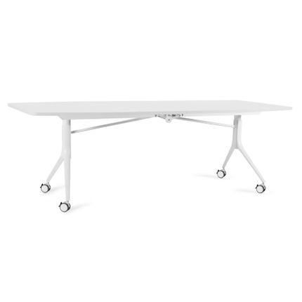 Stół składany na kółkach CARL TABLE 240x100 - biały