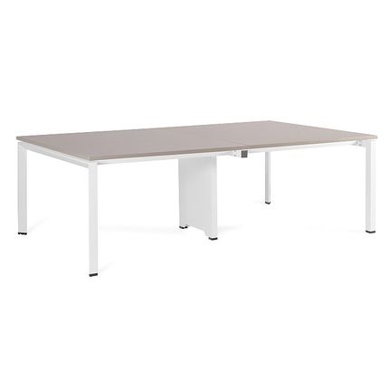 Biurko PASON WORKSTATION 4 240x140 - beżowy/biały
