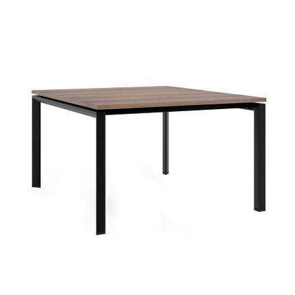 Biurko PASON WORKSTATION 2 120x140 - orzech/czarny