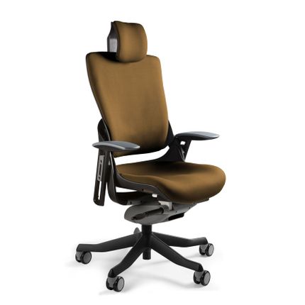 Fotel obrotowy WAU 2 tkanina - czarny/khaki BL408
