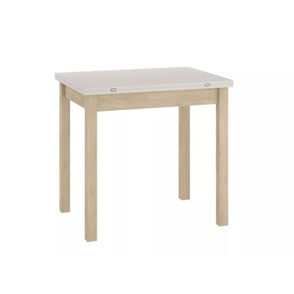 Stół rozkładany FLIP 80/120x60 - kaszmir/dąb cremona torro