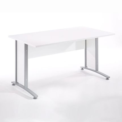 Biurko PRIMA 150 - biały/szary