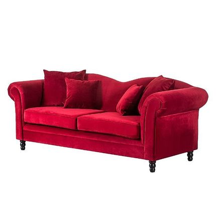 Sofa 3-osobowa GRYF - bordowy