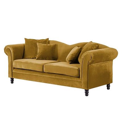 Sofa 3-osobowa GRYF - żółty